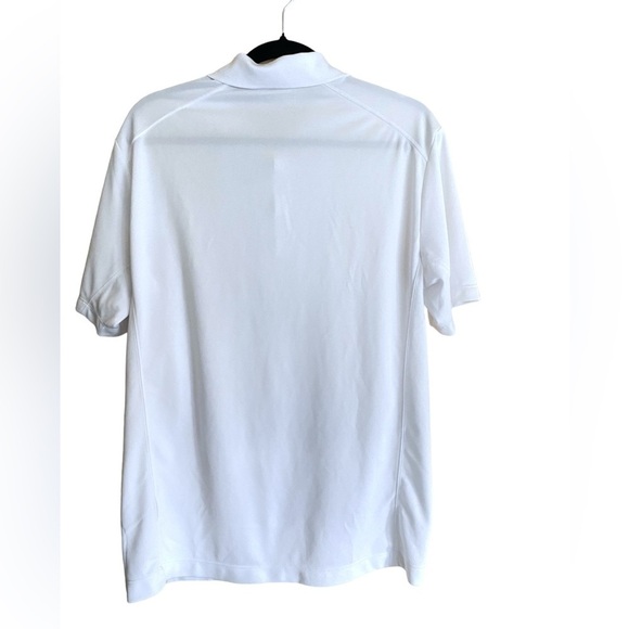 NIKE Golf Tour Performance Polo Men’s Size Medium White Short Sleeve Dri-Fit - Picture 4 of 8